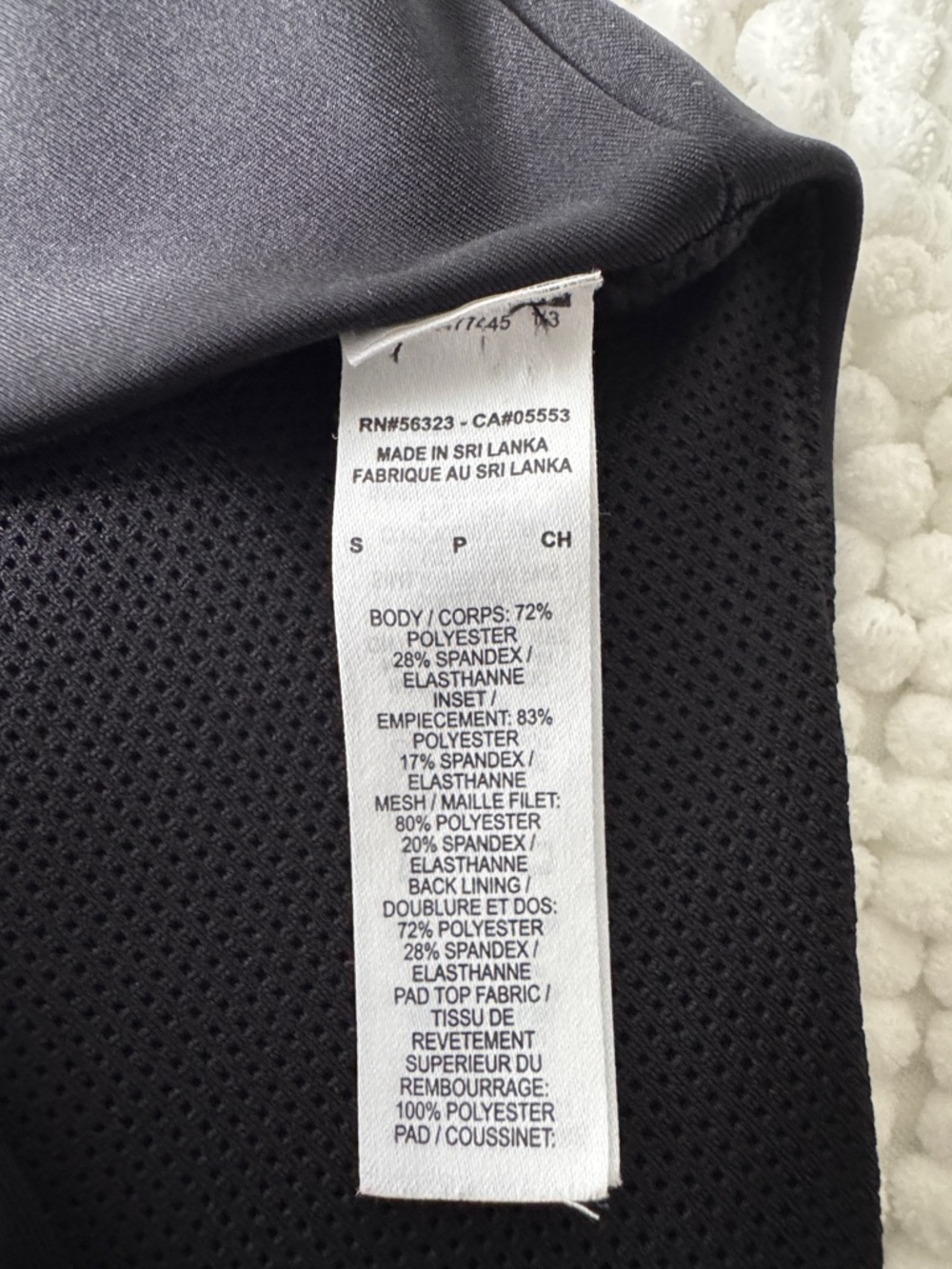 Nike Women's Black Sports Bra with Rainbow Stripe - Picture 7 of 8